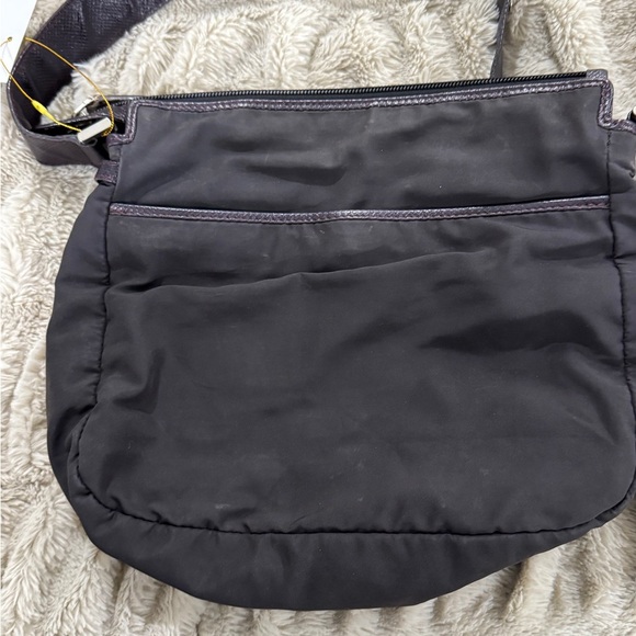 Vintage Bottega Veneta Black Nylon & Leather Crossbody Bag – Made in Italy - Picture 7 of 12